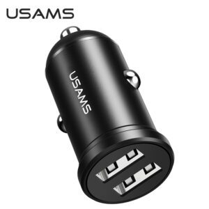 USAMS US-CC114 2.4A Dual USB Fast Charging Car Charger